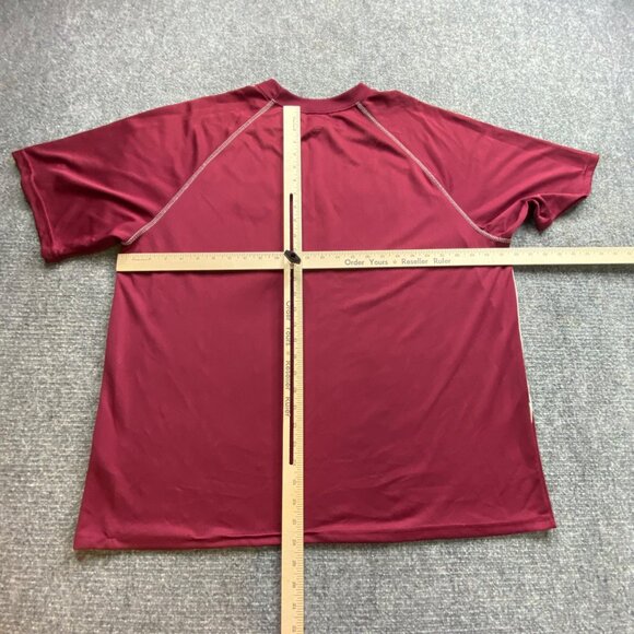 Augusta Sportswear Shirt Mens 2XLMaroon Moisture Management Athletic Gym Workout - Picture 8 of 10